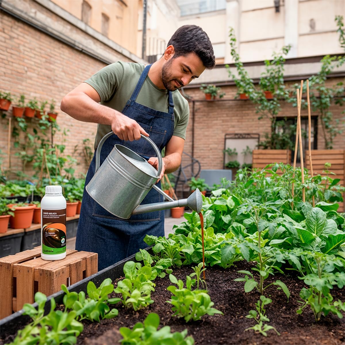 Agro Melaza de caña para plantas 2 Agro Melaza de caña para huerto Cultivers bioestimulante líquido ecológico con aminoácidos y materia orgánica