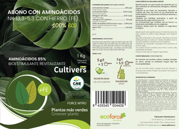 Aminoácidos 85% - Imagen 2