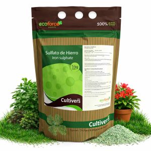 Sulfato de hierro heptahidratado Cultivers para corrección de clorosis y acidificación del suelo
