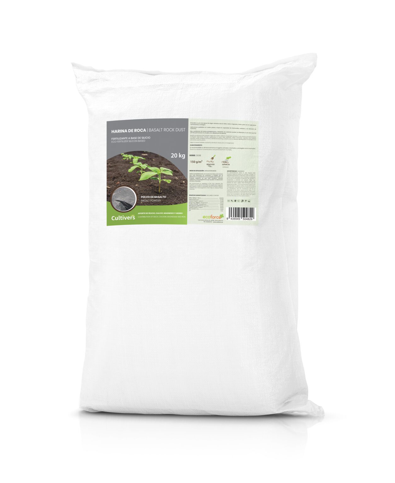 Farina di roccia. Polvere di basalto Bigbag e sacchi da 20 kg su pallet 4 Farina di roccia. Polvere di basalto Bigbag e sacchi da 20 kg su pallet - immagine 4