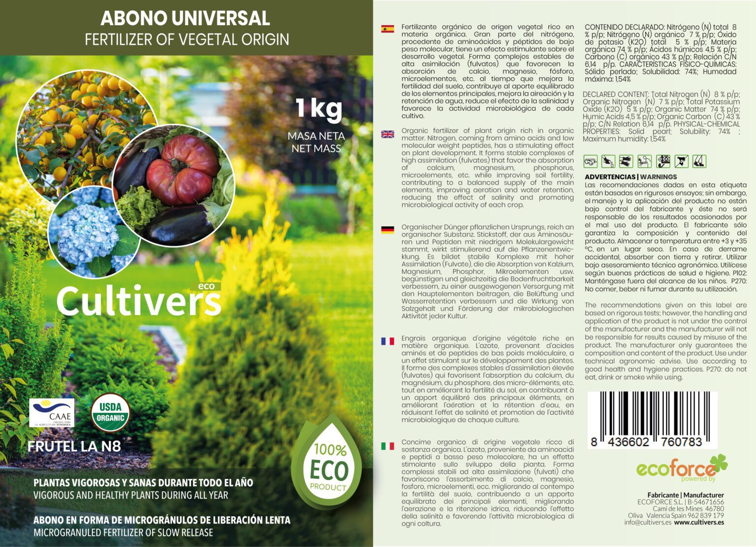 Concime universale ecologico per piante Bigbag e sacchi da 20 kg su pallet 3 Concime universale ecologico per piante Bigbag e sacchi da 20 kg su pallet - immagine 3