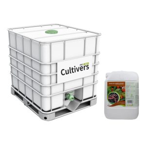 Humus de Lombriz Líquido Deposito 1000L y Garrafas de 20L en Palet