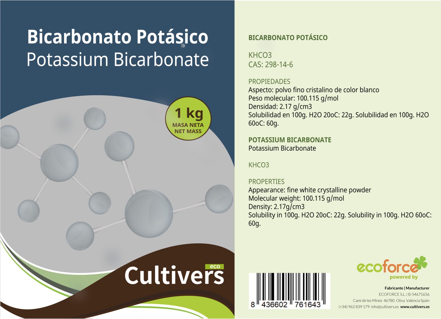Bicarbonate de potassium 4 Bicarbonate de potassium – Image 4