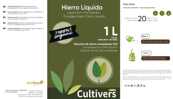 Hierro Liquido para Plantas - Imagen 2