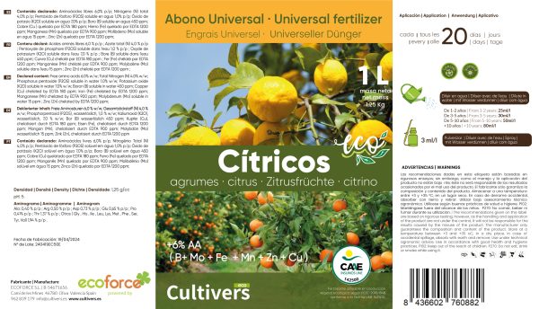 Abono Cítricos Líquido Ecológico - Imagen 2