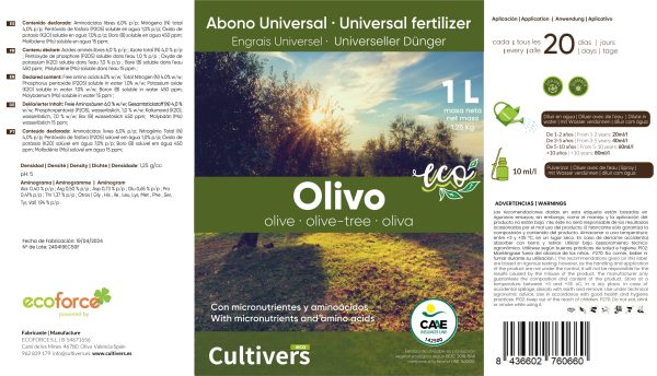 Organic Liquid Olive Fertilizer - Image 2