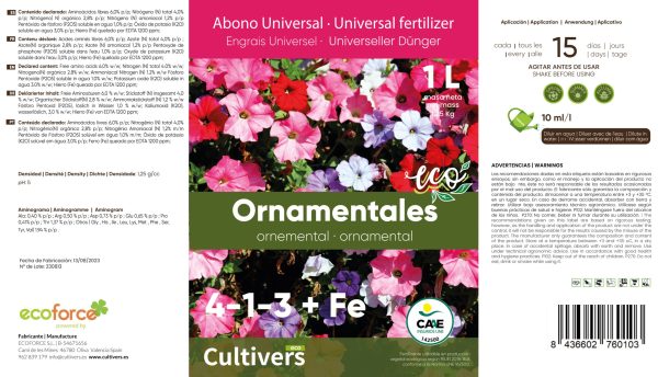 Concime liquido organico per piante ornamentali - immagine 2