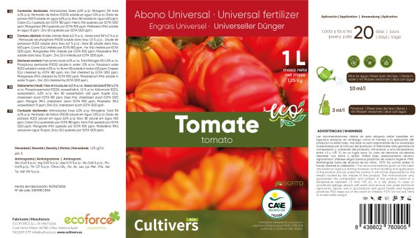 Organic Liquid Tomato Fertilizer - Image 2