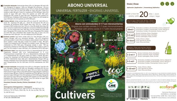 Concime universale liquido ecologico - immagine 2