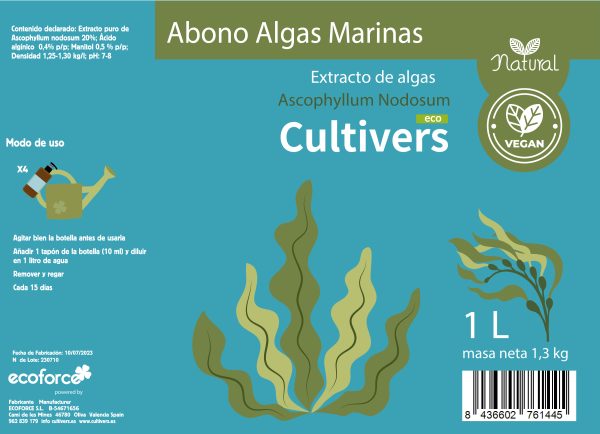 Abono Algas Marinas Plantas Interior y Balcón - Imagen 4