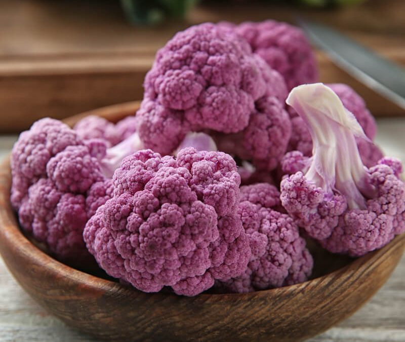 Organic cauliflower di Sicilia violetto cultivation guide