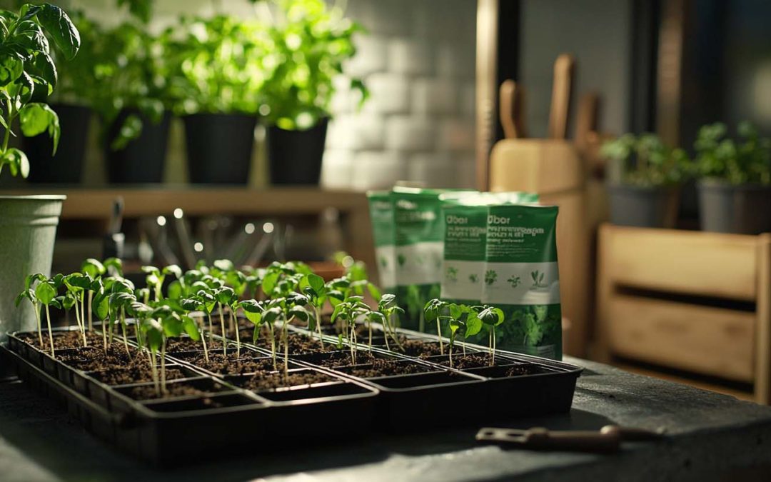 Guía completa para crear semilleros exitosos: Sustrato, Humus, Abono de algas marinas y Semillas biodinámicas Demeter