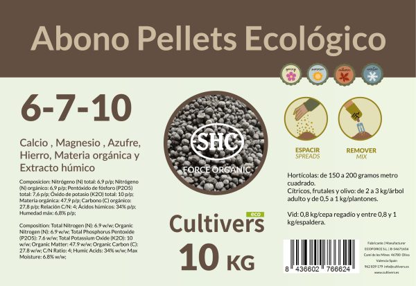 Abono Pellets Plantas 10 Abono Pellets Plantas